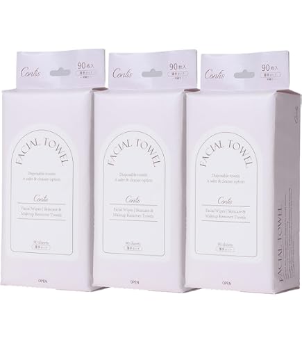 Amazon | クレンジングタオル 4パック【肌に優しいpH数値実証済み